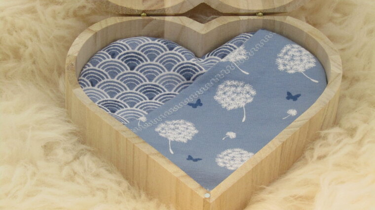 Neokistje Hart Blauw
