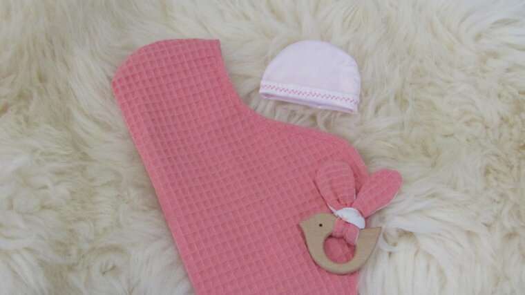 Mandje - Rotan - 30cm - Tea roze