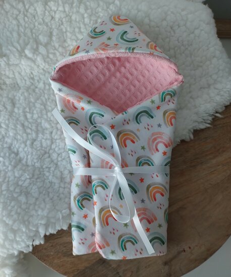 Omslagdoek regenboog (vlinderkindje)