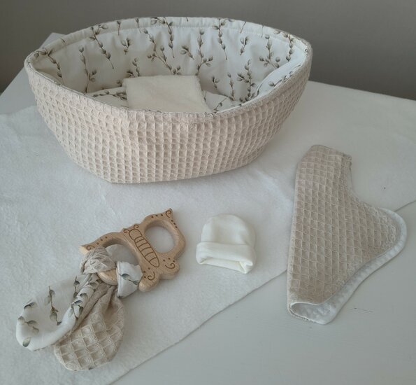 Cocon beige katoenpluimpje 