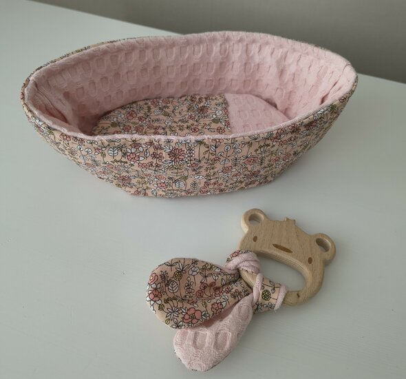 Cocon roze bloemmetje 