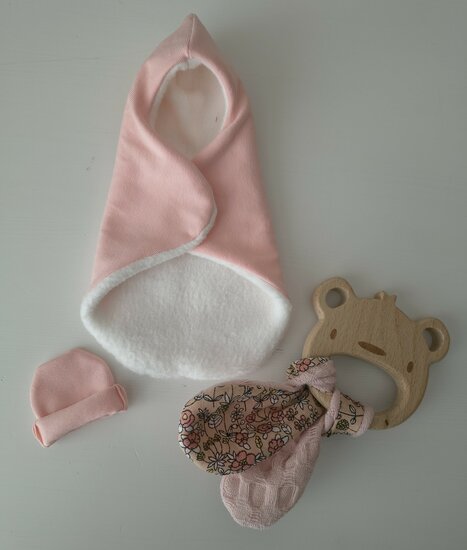 Cocon roze bloemmetje 