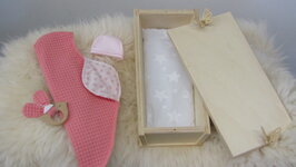 Kistje klein - tea roze met ster