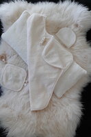 Kistje groot - Ecru ster katoen