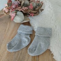 Prematuur sokje grijs 5 cm
